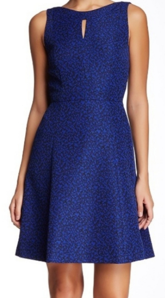 Tahari blue dress